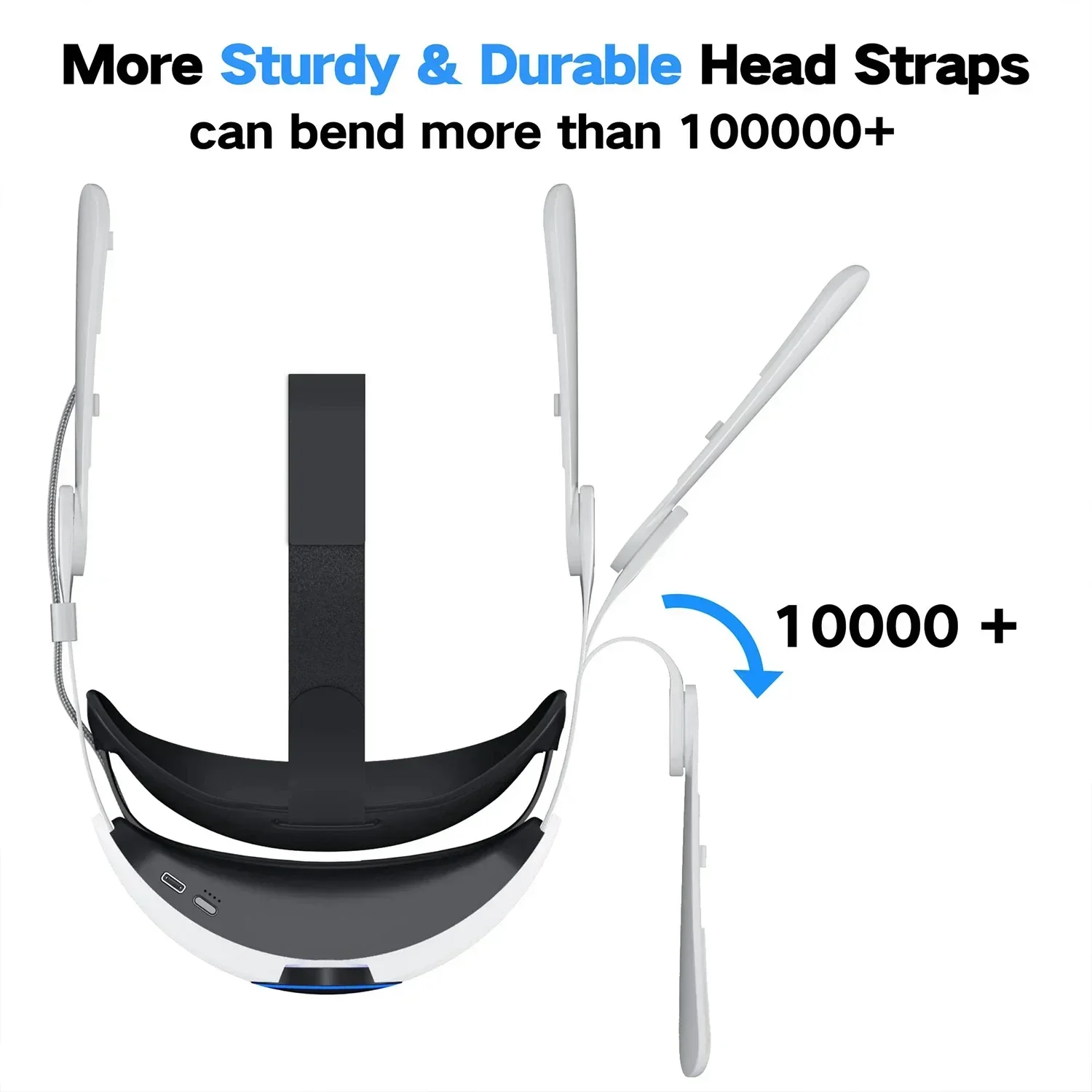 Elite Strap whith Battery For Oculus Quest 2 VR Headset Adjustable 