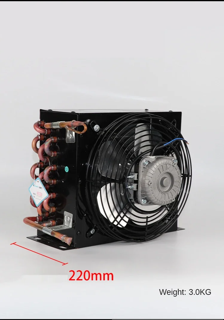 

Condenser copper tube aluminum fin air-cooled water-cooled refrigerator freezer freezer freezing equipment radiator