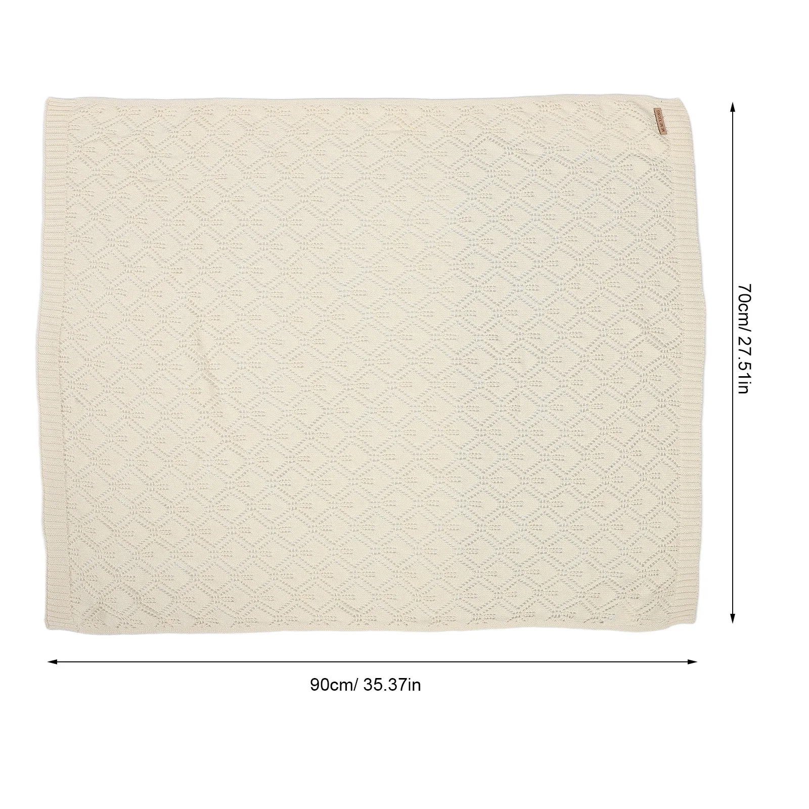 الوليد الطفل بطانية محبوك غزل الصوف تنفس قماط البطانيات للطفل رضيع لينة مريحة هدية لاستحمام الطفل #4