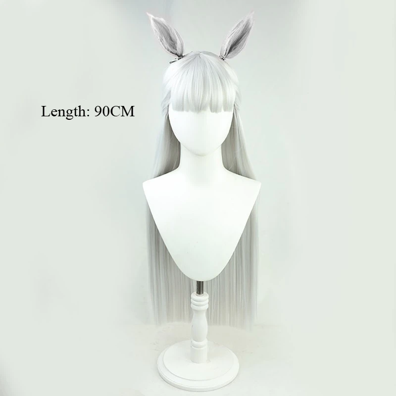 Uma Musume Pretty Derby Gold Ship Parrucca Cosplay Costruita in Filo di Acciaio Coda Anime Capelli Sintetici Fibra Resistente al Calore