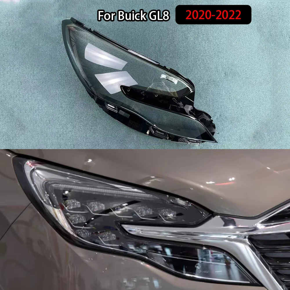 

For Buick GL8 2020-2022 Headlamps Transparent Cover Headlight Shell Lampshade Lens Lamp Shade Plexiglass