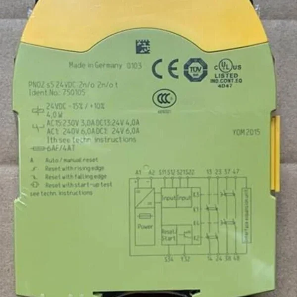 

1 шт. Новый 750105 S5 24VDC 2 N/O T Y Абсолютно новый оригинальный Spot PLC