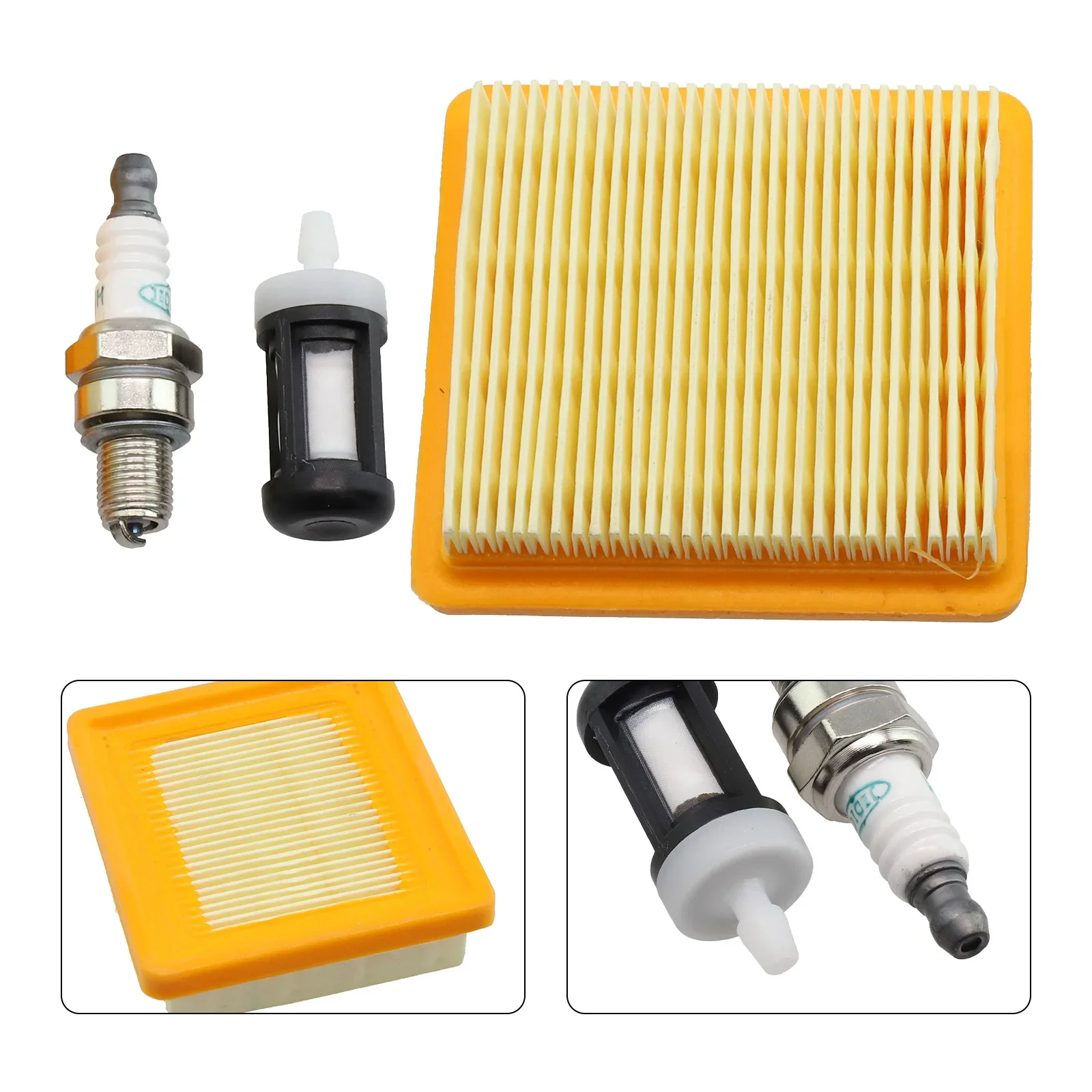 Fuel Filter Air Filter HT102 HT103 KM91 KM111 Lawn Mower Replacement Trimmer Yard Brush Cutter FC91 FS96 FC111