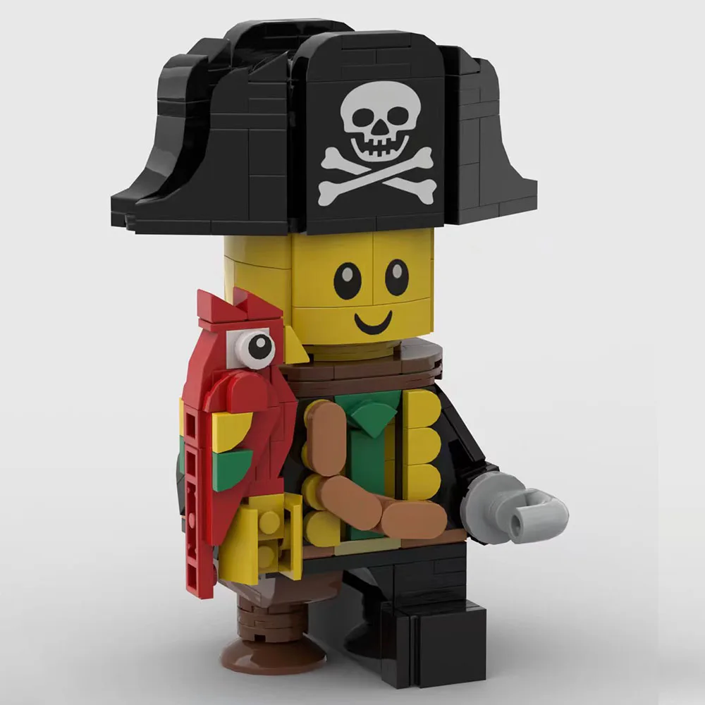 MOC A Piratebaby Tribute Piraten-Modell Bausatz Architektur-Spielzeug Kreative Weihnachts- und Feiertagsgeschenke – Detail 5