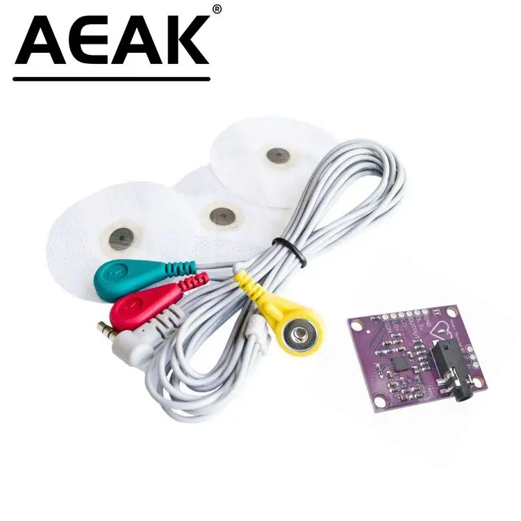 AD8232 Ecg module ecg measurement pulse heart ecg monitoring sensor module kit
