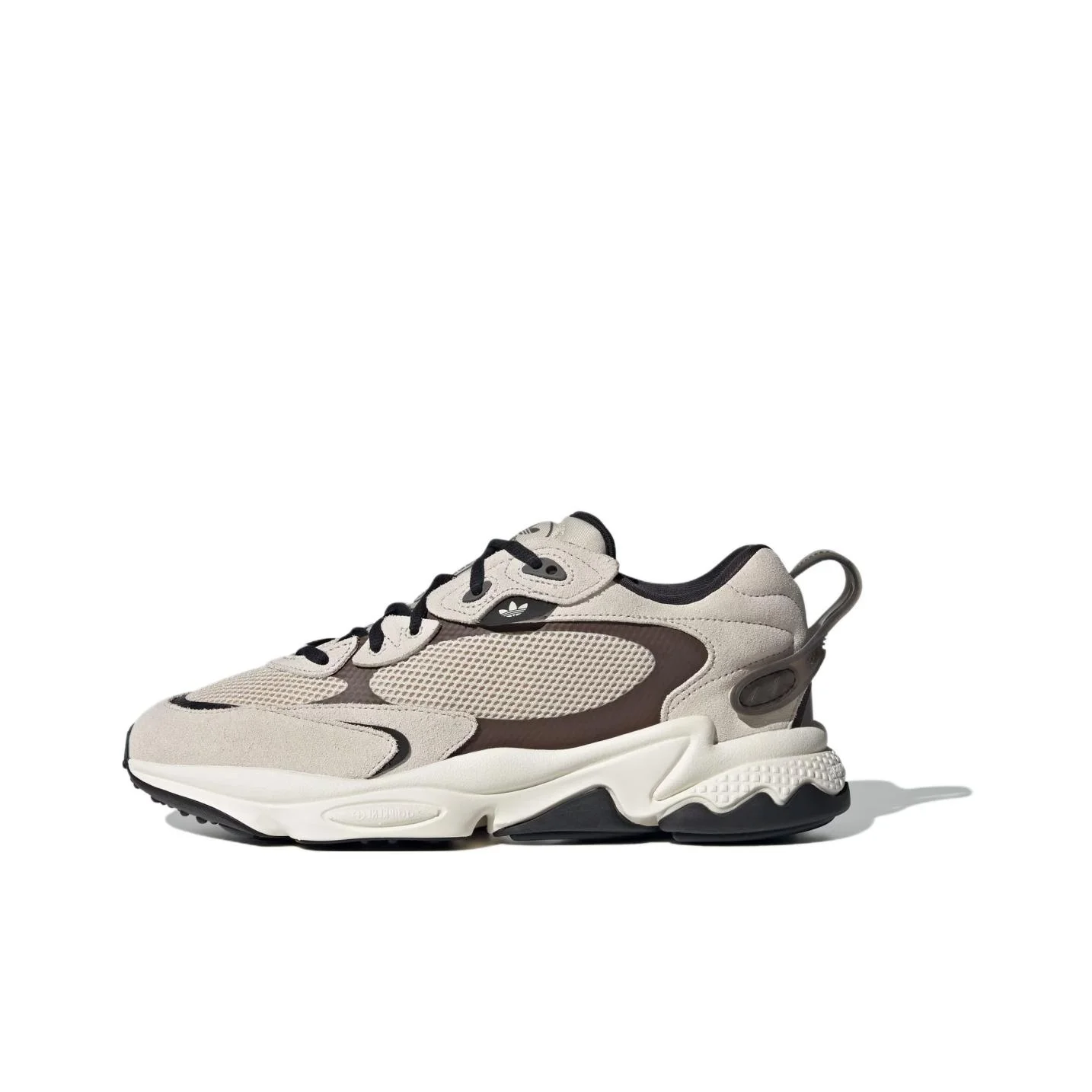 Adidas Originals Ozweego Abrasion Resistant Low top Chunky Sneakers Unisex Beige Brown JR8363