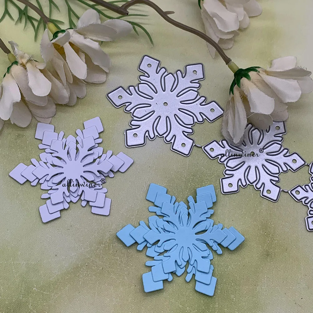 Snowflake Crown Decoration Metal Cutting Dies Stencils For DIY Scrapbooking Decorative Embossing Handcraft Die Cutting Template view 3