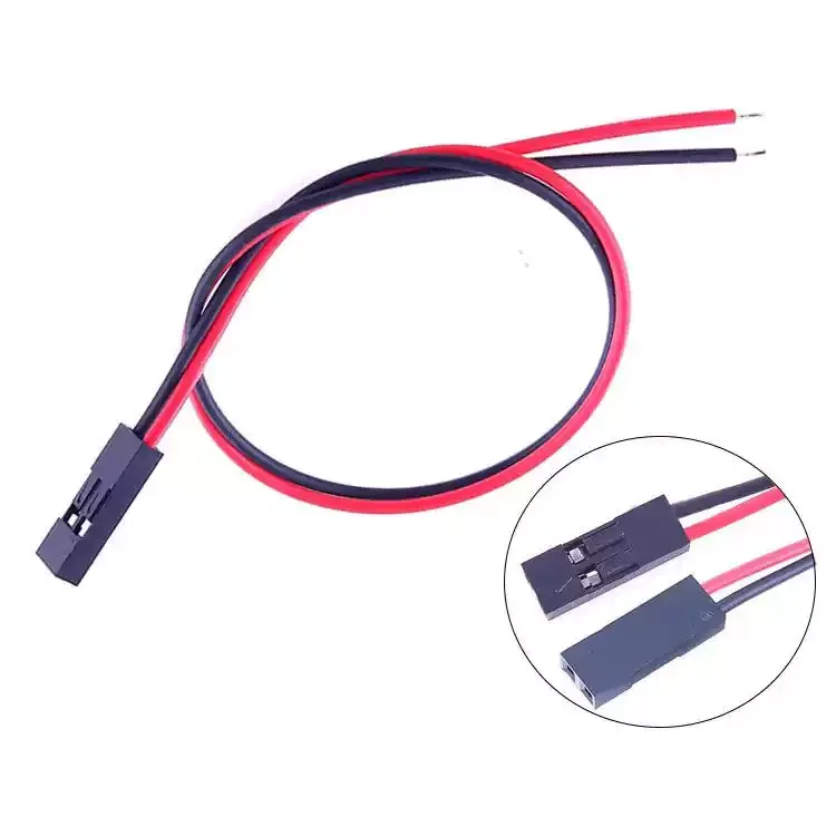 Bild 3: 10 Stücke 2,54mm Pitch 2 Pin Buchse Jumper Drähte 10/20/30 CM Kabel für Dupont Terminal Stecker PCB Arduino DIY Stecker