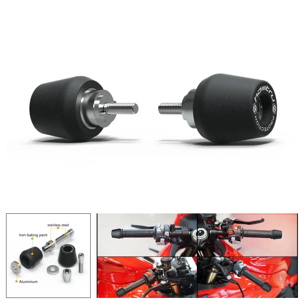 

For Honda CB1000R 2011-2017/ CB1000R 2018-2024 (Neo Sports Cafe )Motorcycle Handle Bar End Handlebar Grips Ends Cap Plug Slider