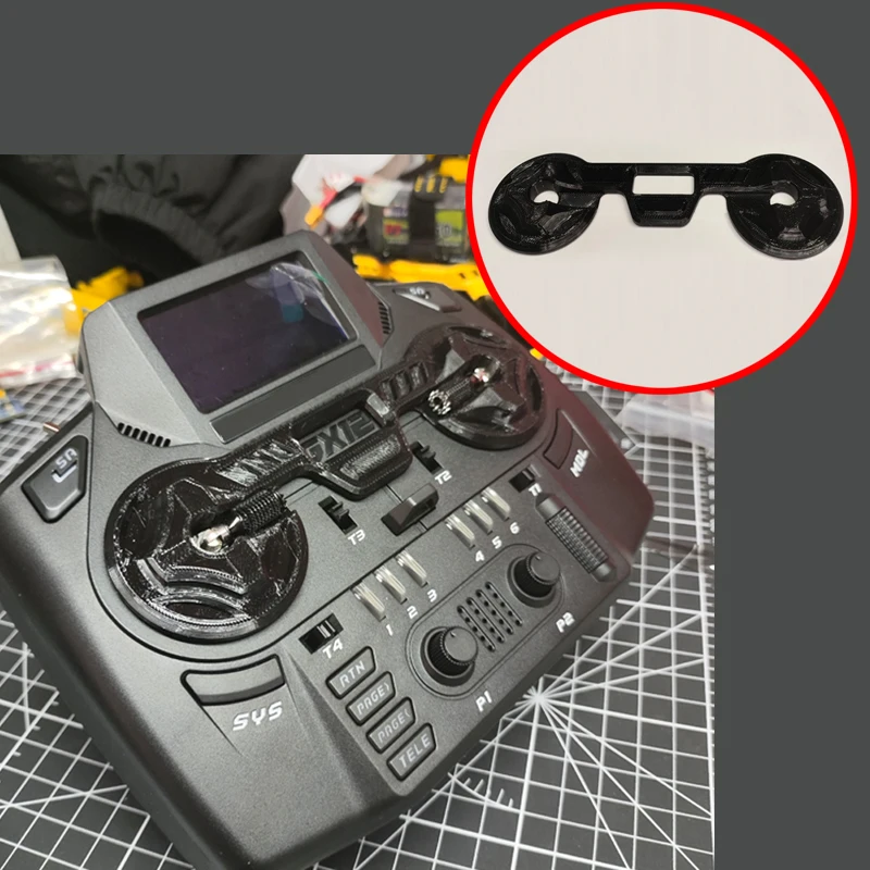 2.4G/915Mhz Remote Controller Mount Bracket Joystick Protective Cover Thumb Stick Guarding Case 3D Printed For RadioMaster GX12