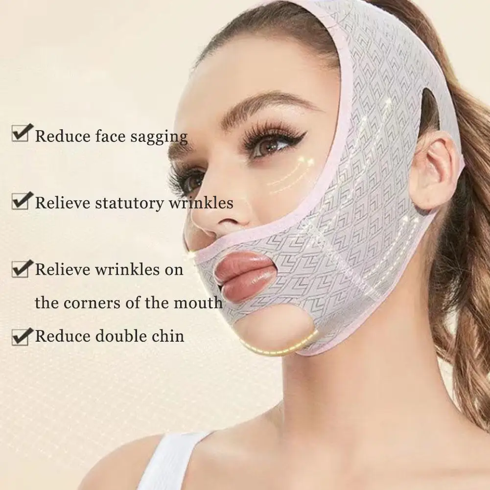 Reducer Beauty Chin Up Mask Face Sculpting Sleep Mask Belt Face V Line Slimming Shaping Masks Lifting Strap Facial Face B7P5