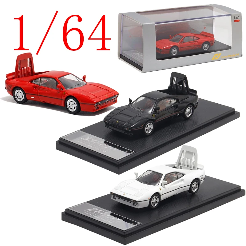 

Модель Hone, литая под давлением модель автомобиля из сплава Ferrari в масштабе 1/64, Ferrari 288 GTO, игра в подарок, оригинальная коробка игрушечных машин