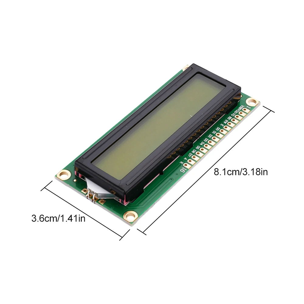 1602LCD Module Blue/Yellow Screen LCD IIC/I2C 16x2 English Japanese Character Display Module 1602 3.3V SPLC780D Controller