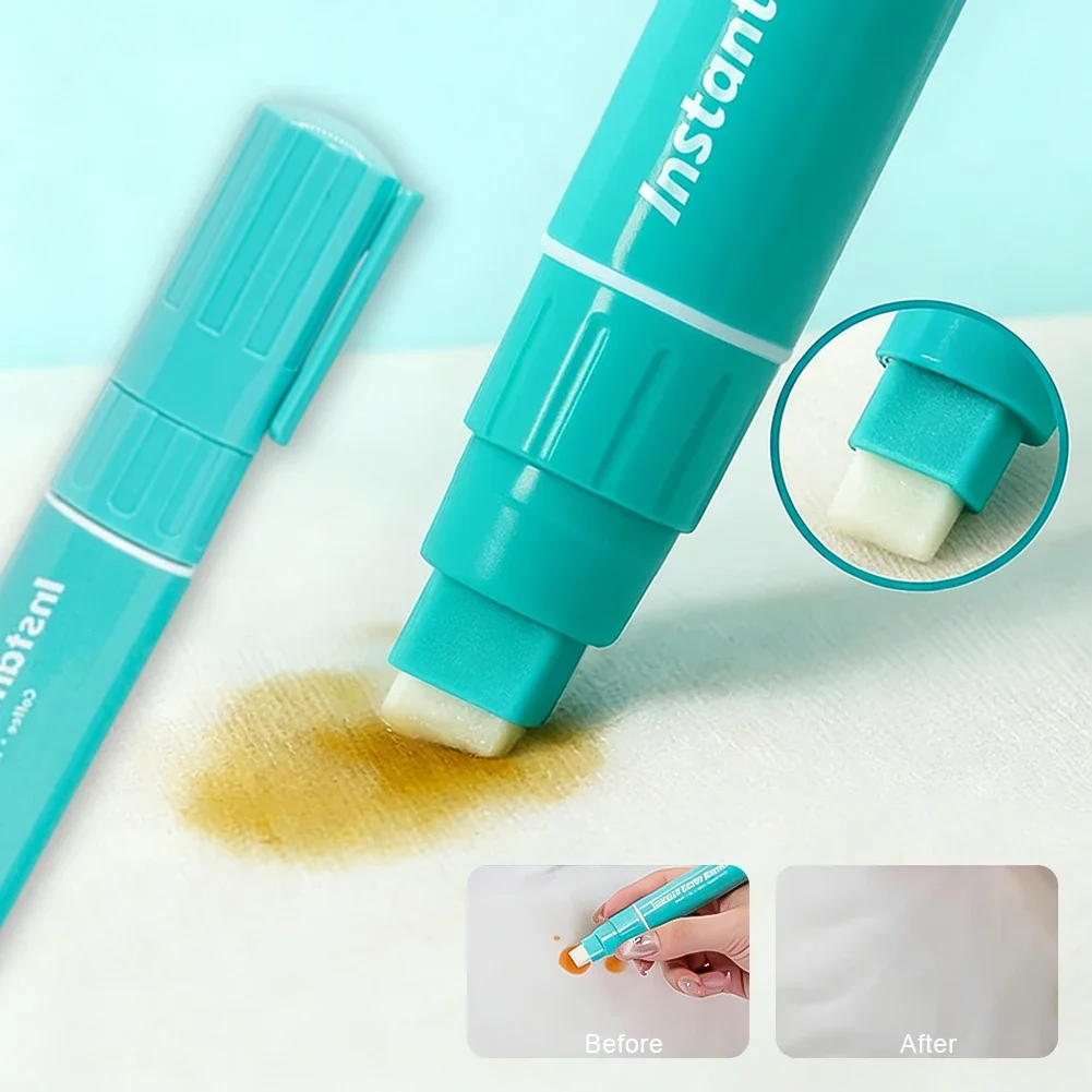 12ml ﻿ Portable Stain Remover Pen Stubborn Stain Remover Pens Enzyme-powered Stubborn Fresh Oil Quickly Cloth Remove