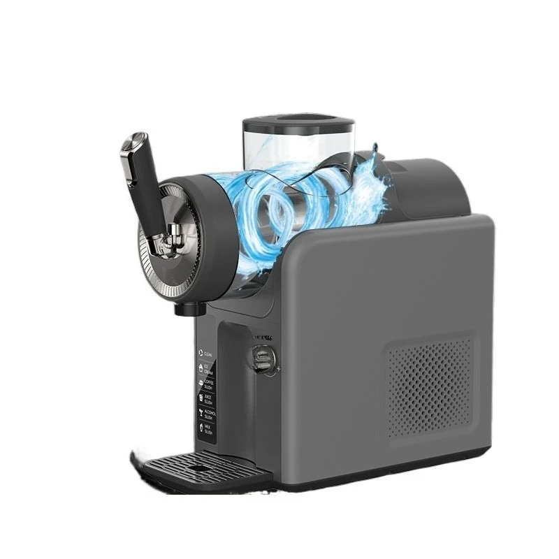 

Cold Drink Slush Machine Snow Melting Milkshake Multifunctional Self-Cleaning Smoothie Ice Cream Machine
