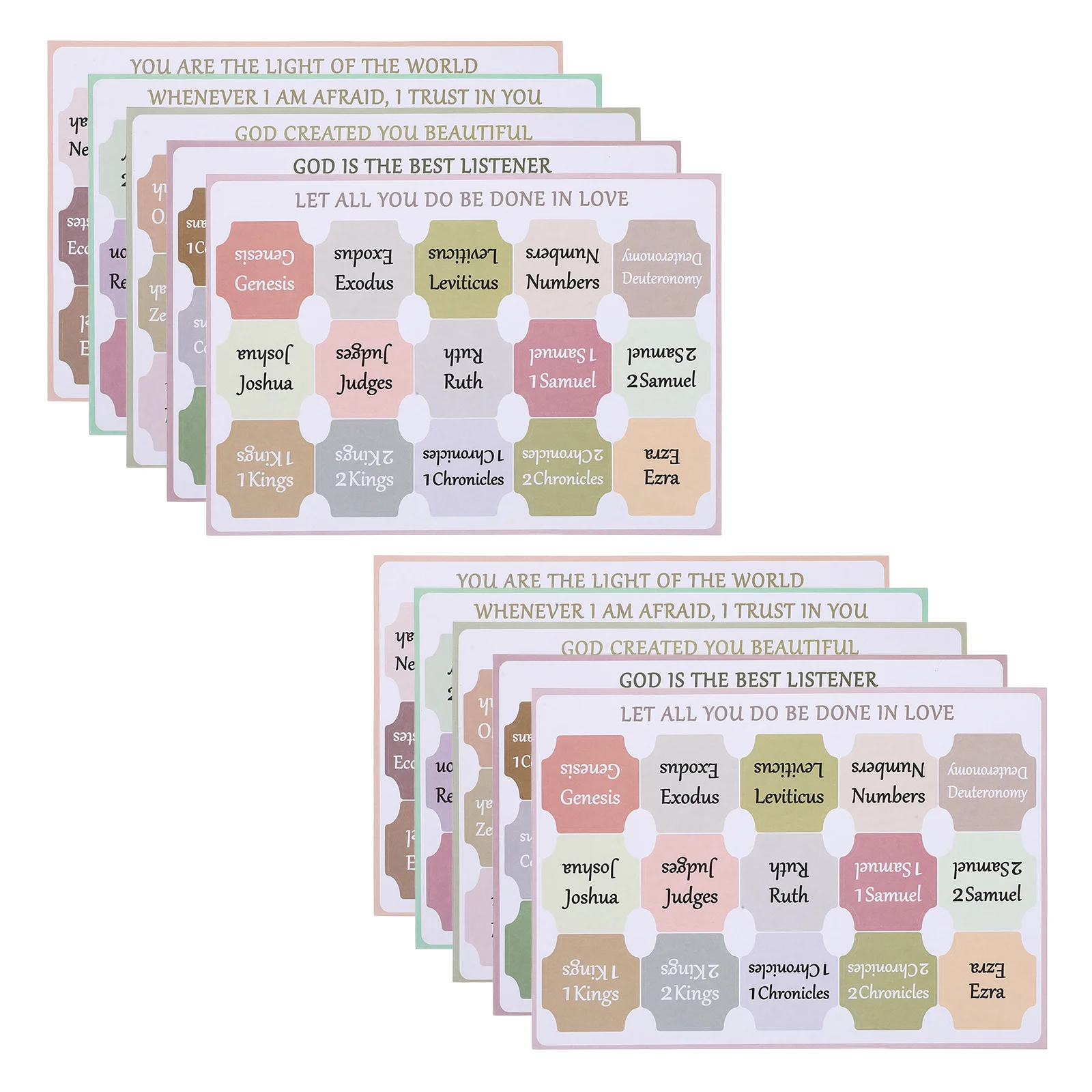 

150Pcs Index Label Stickers Bible Book Tabs Writable DIY Labels for Reading Study Neutral Design No Residue Damage for All