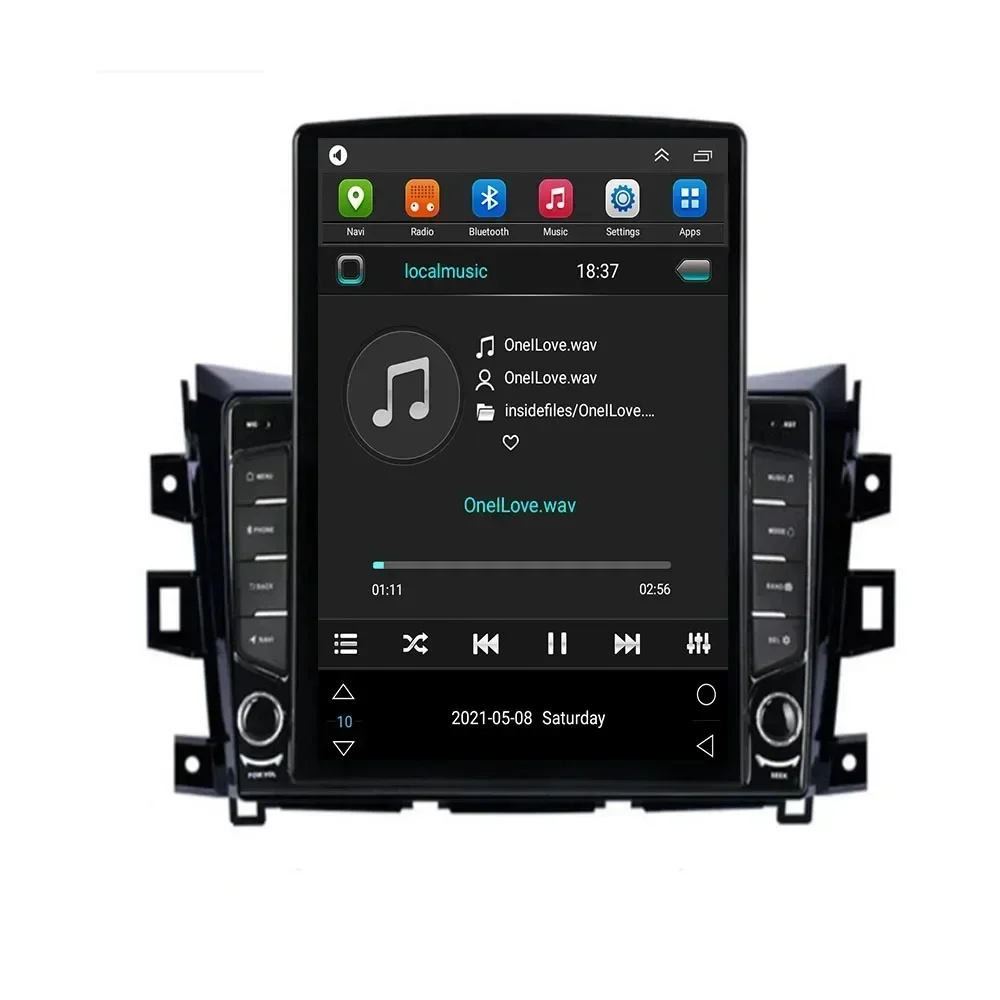 For Tesla Style 2 Din Android 13 Car Radio For Nissan NAVARA Frontier NP300 2011-2036 Multimedia Video Player GPS Stereo Carplay