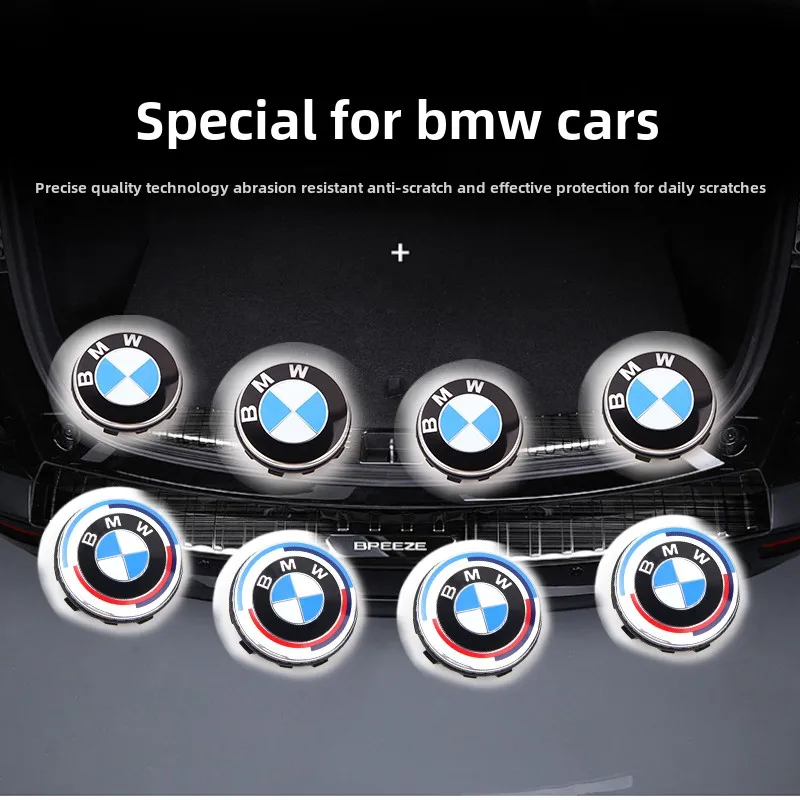 56mm 68mm BMW 50th Anniversary Floating Wheel Center Caps For BMW G11 G12 G30 G31 G32 G08 G05 F46 F49 F39 F90 Auto Accessories