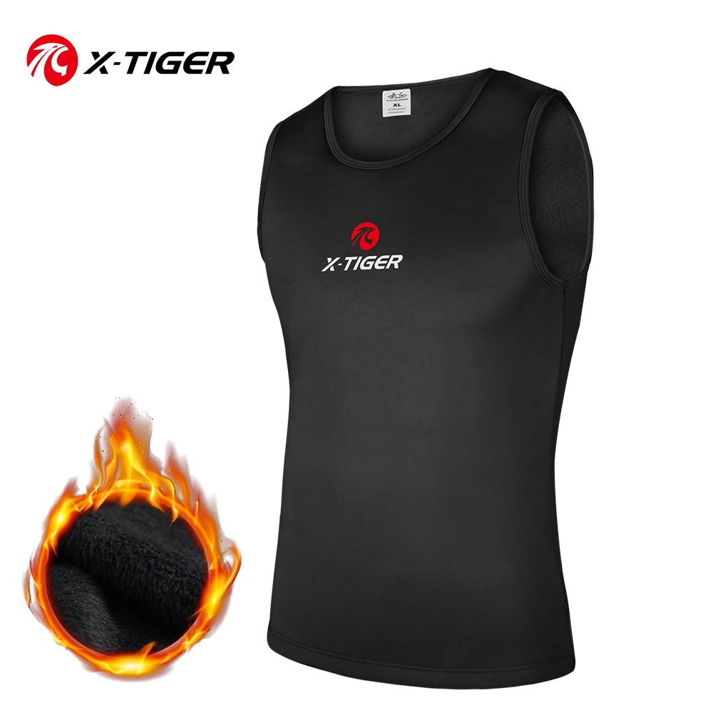 

X-TIGER Cycling Sleeveless Tights Thermal Underwear Cycling Vest Winter Cycling Clothing Base Layer Mountain Bike 2024