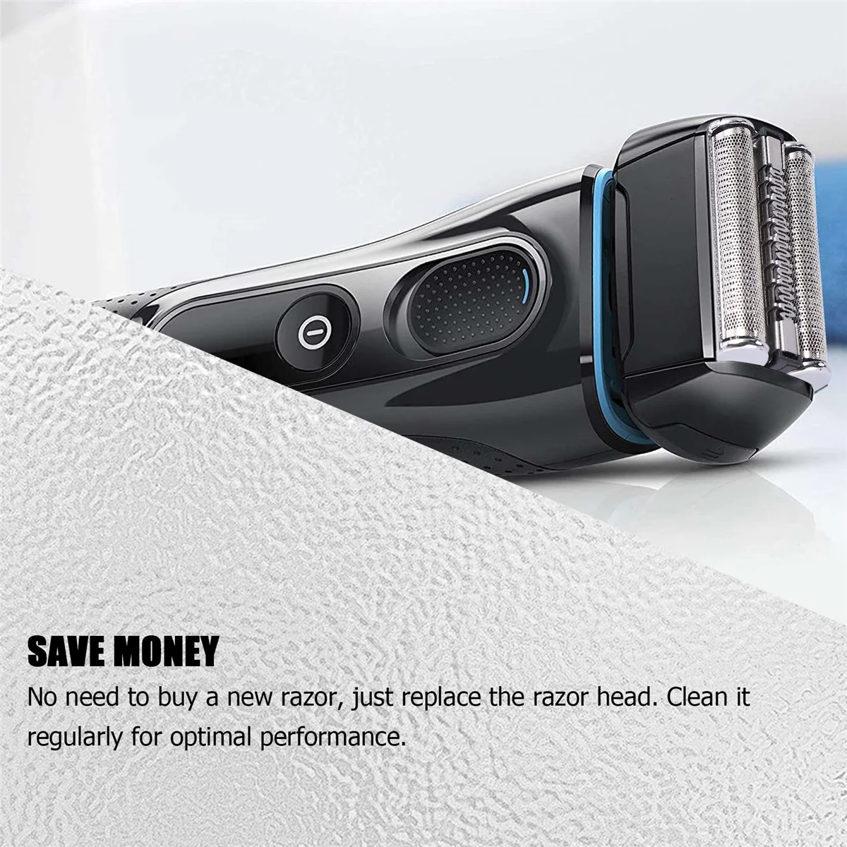 Lâmina de barbear de cabeça de substituição ABKR 52S para Braun Série 5 5050 5070 5090 5040 5020 5030 Cabeça de barbeador