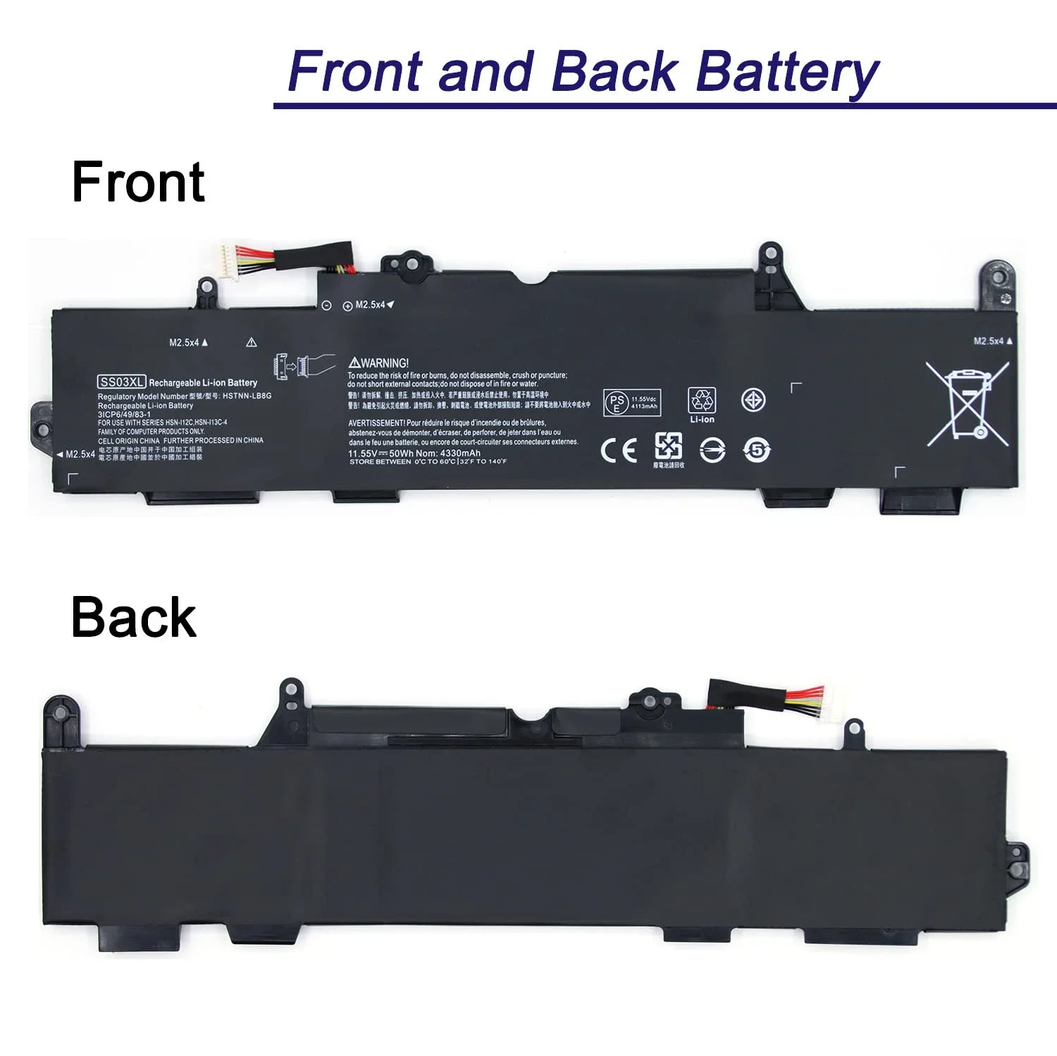 SS03XL 933321-855 Laptop Battery for HP EliteBook 840 G5 G6 730 735 740 745 830 846 G5 735 745 830 G6 ZBook 14U G5 G6 HSN-I13C-4