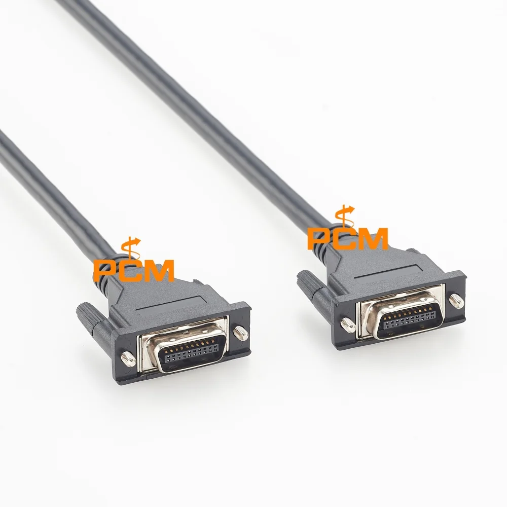 MDR HPCN20 zu HPCN20 Kabel mit Schraubverriegelung, 20-poliger Stecker zu Stecker, abgeschirmtes SCSI-Signalkabel für industrielle Automatisierungsgeräte – Detail 2