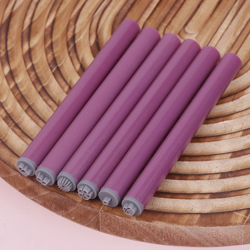 Ensemble de stylos timbres pour nail art, outils de pointage, design simple, graffiti, bricolage, 6 pièces