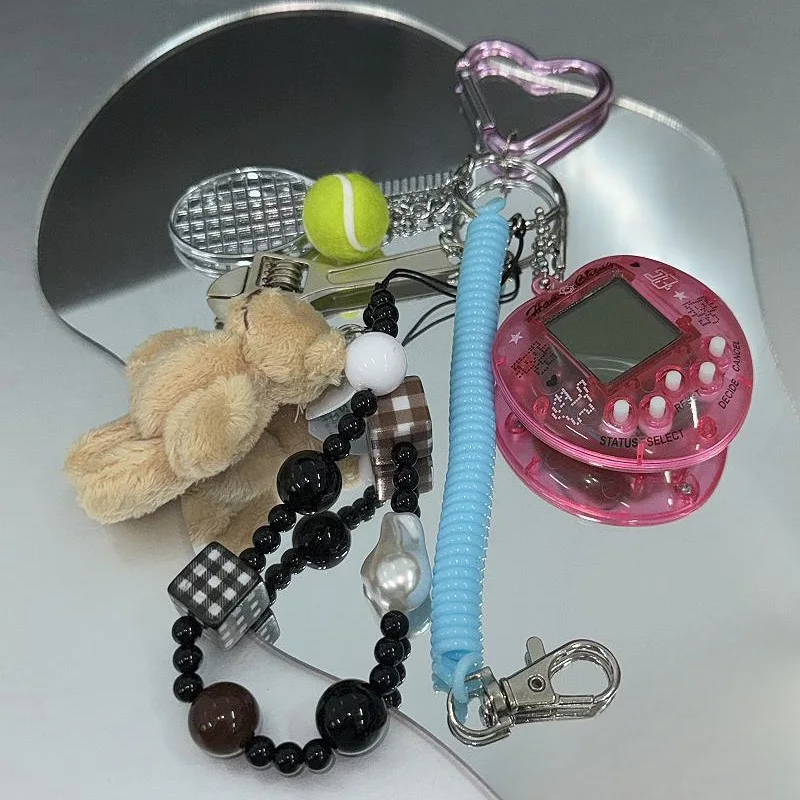 

Ironworks Original Bear Bag Pendant Handmade MIU Series Multi Element Keychain Accessories DIY Hanging Decoration Batch