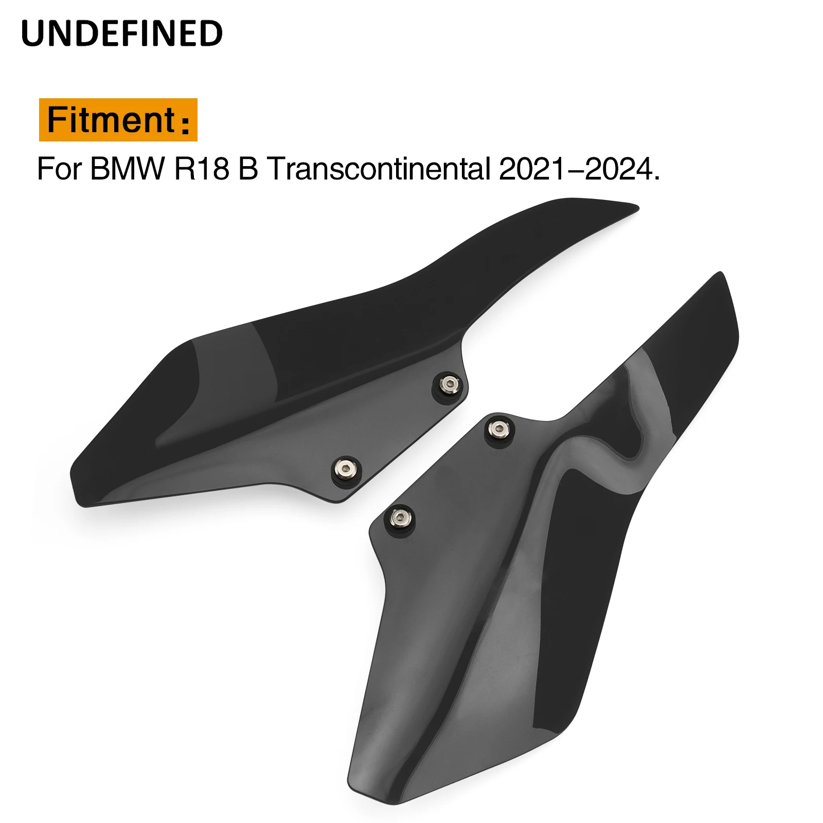 Fit For BMW R18 B R18 Transcontinental 2021-2024 Motorcycle Wind Deflector Leg Protector Side Fairing Windshield Clear Smoke