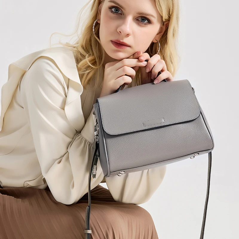 

Ladies Soft Retro Cowhide Handbags Women‘s Genuine Cow Leather Shoulder Bag Female Fashion Luxury Designer Crossbody Bags Lady