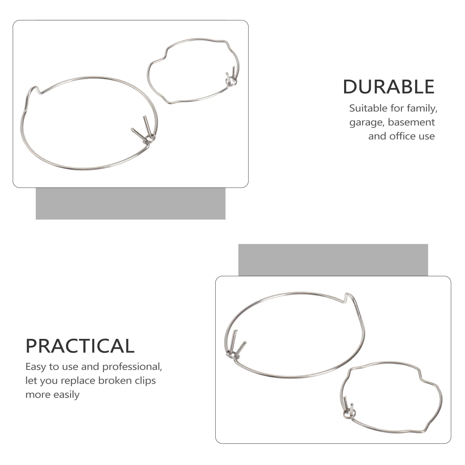 

20Pcs Metal Downlight Spotlight Bulb Holders Durable 35-54mm Easy Install Home Garage Office Use Lamp Spring Clip