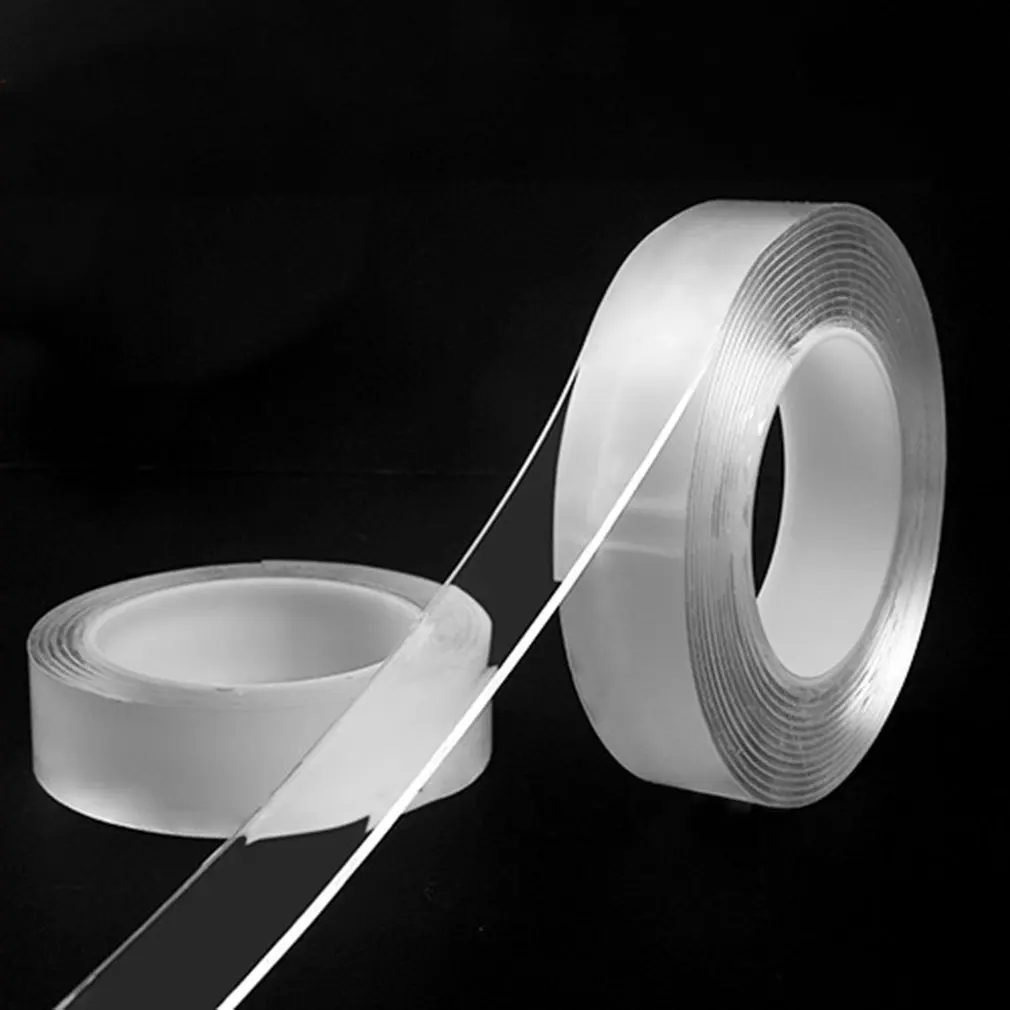 

Removable Clean Glue Transparent Seamless Double-sided Tape Washable Reusable Double-sided Adhesive Glue Household Wholesale