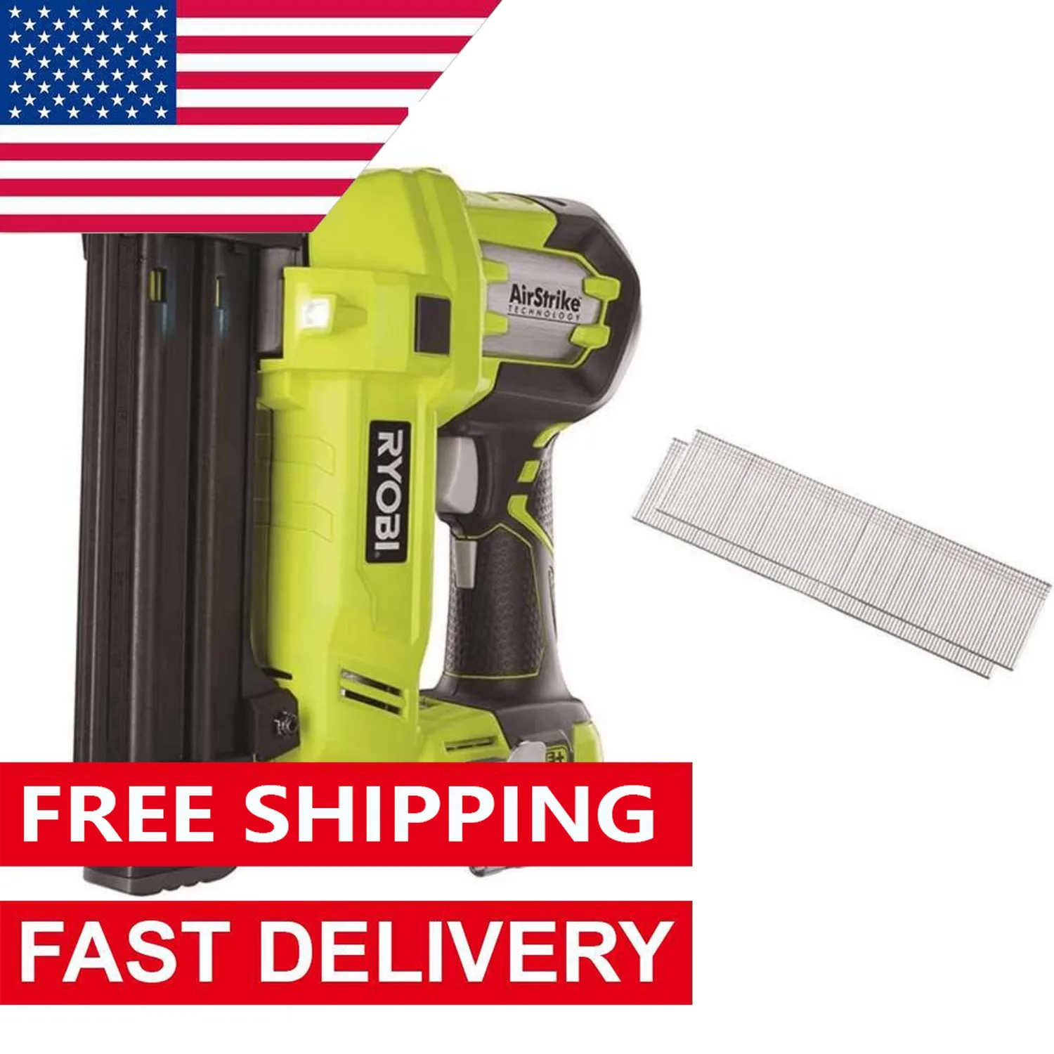 P320 Airstrike 18 Volt One+ Lithium Ion Cordless Brad Nailer (Battery Not Included, Power Tool Only)