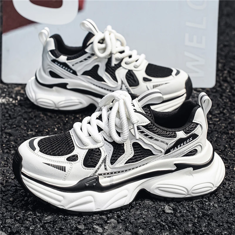 

Mesh Breathable Platform Sneakers Shoes for Men Light Luxury High-end Casual Men Shoes Trend Comfort Men Shoes Кроссовки Мужские