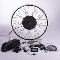 Electric Bike Kit 36V 48V 250W -1500W Front Rear Hub Motor Conversion 20-29'' 700C with Lithium Battery 36V 15Ah 48V 25Ah 18Ah
