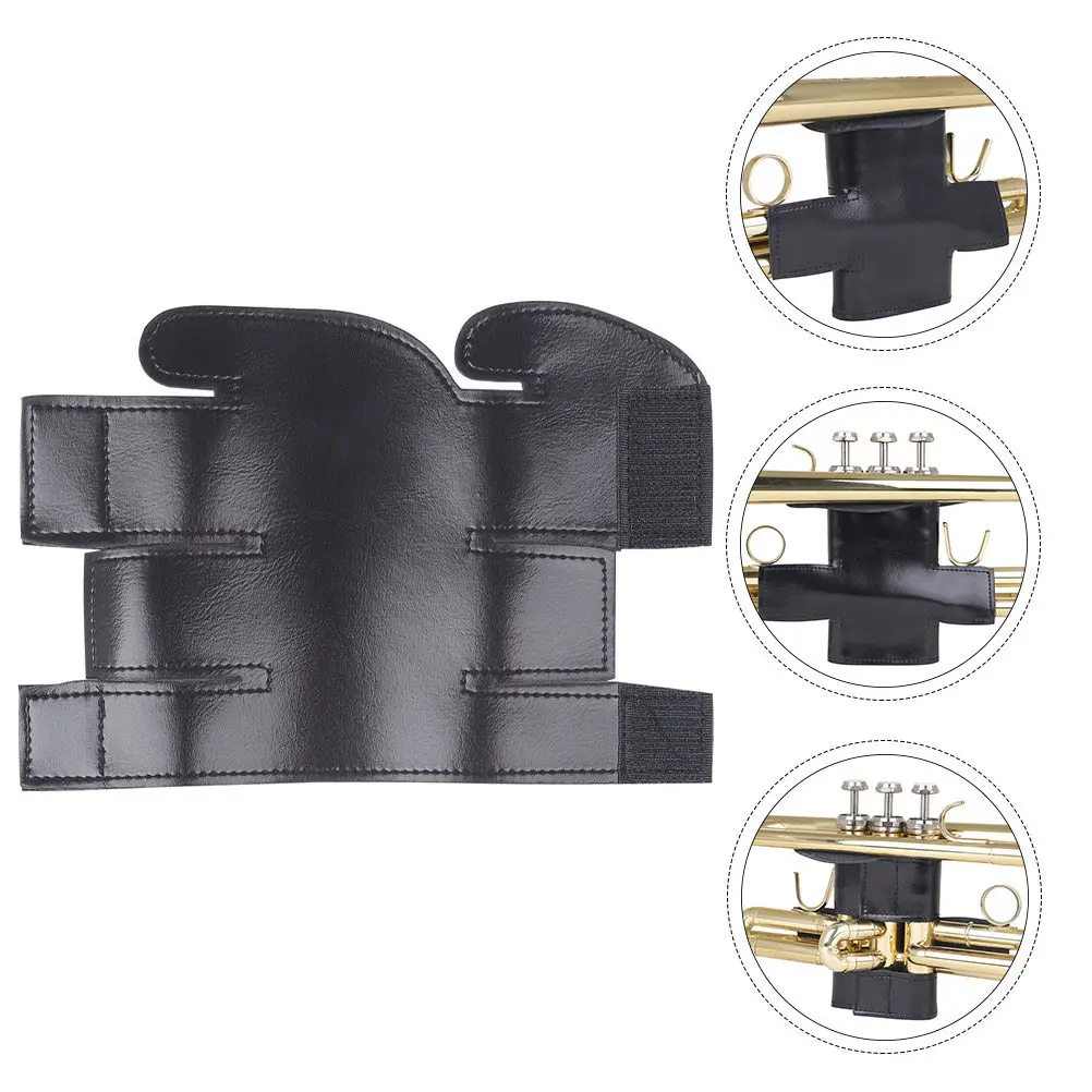 PU Trumpet Guard Replacement Protector for Trumpet Cornet Hook Loop Wrap Protect Paint Surface Extend Instrument Life