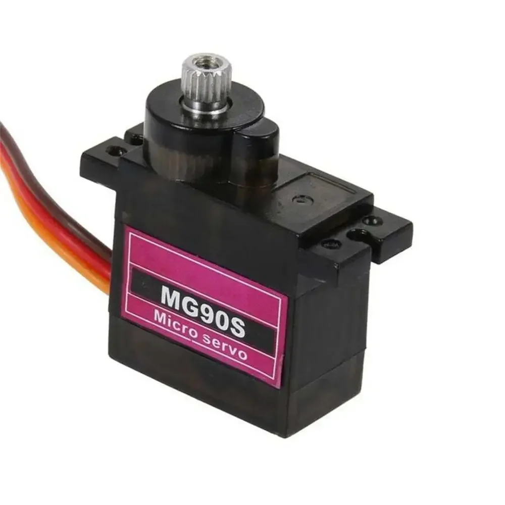MG90S 9g Micro Servo,Metal Gear Structure, High Torque,Suitable for Trex 450,RC Robot and Helicopter Assembly Replacement Parts