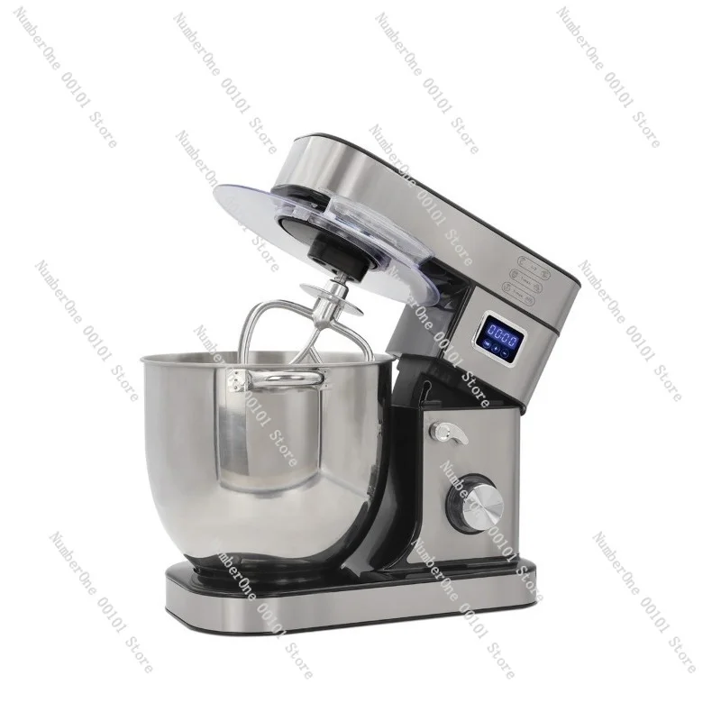 Multifunctional Desktop Electric Mixer Stainless Steel Egg Beater Dough Kneading Integrated Machine