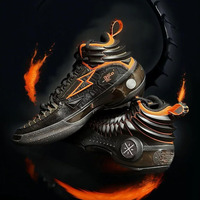 LI-NING Way of Wade 10 Basketball Shoes Lining Professional Sports Shoes Dwade Sneakers Black Dragon ABAS075