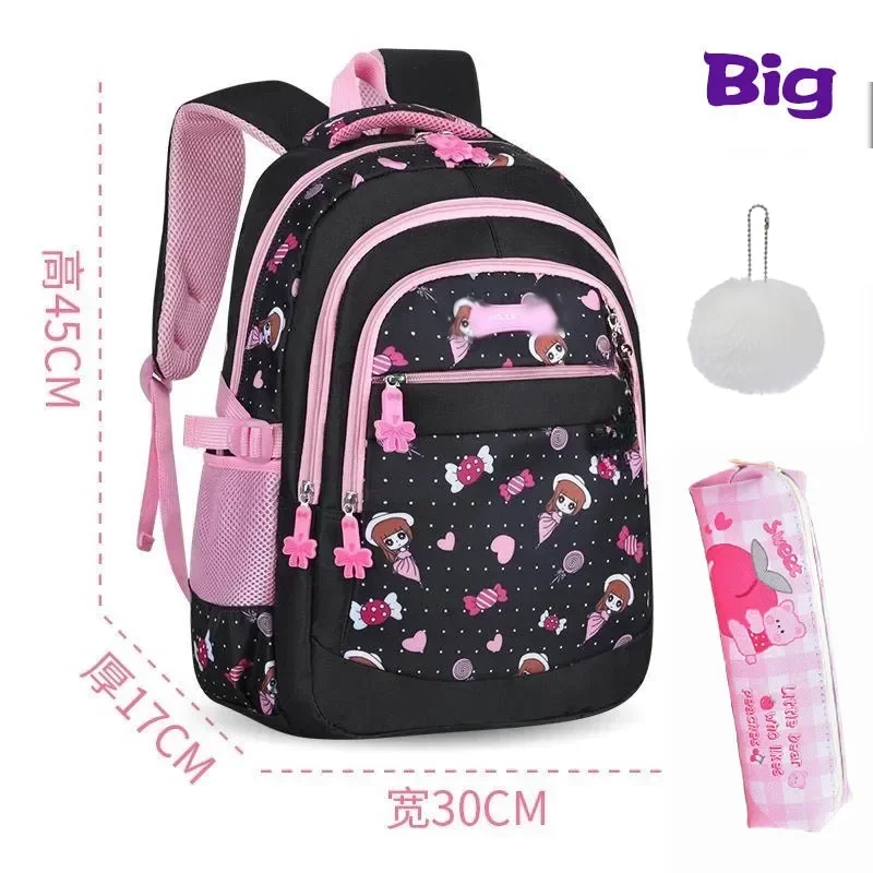 

School Shoulder Bag Designer Ventilation Light Wear-resisting High-capacity Backpack Spinal Protection Fashion Trends Cute Child