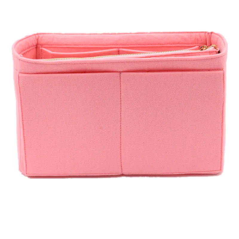 Fits For Never Full MM GM felt cloth light insert bag organizer make up handbag travel inner purse portable mommy  cosmetic  bag