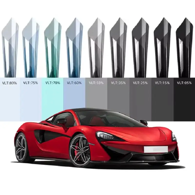 

Top Quality 05-80%VLT 76x300cm IR100% 2 MIL Thermal Insulation Nano Ceramic Film Car Window Film High Heat Resistan Foil