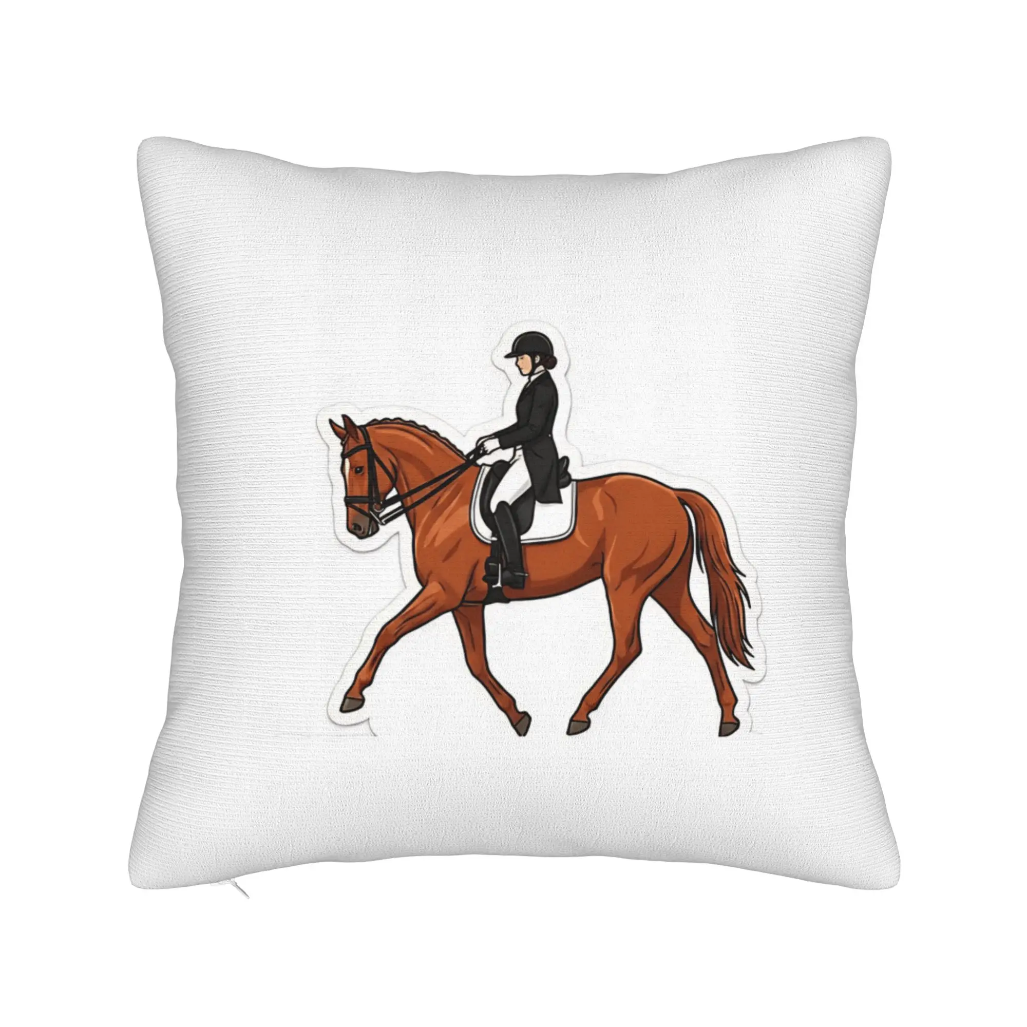 Equestrian Pillow Cover  Custom Cushion Cover Morden Pillow Case For Living Room Chair