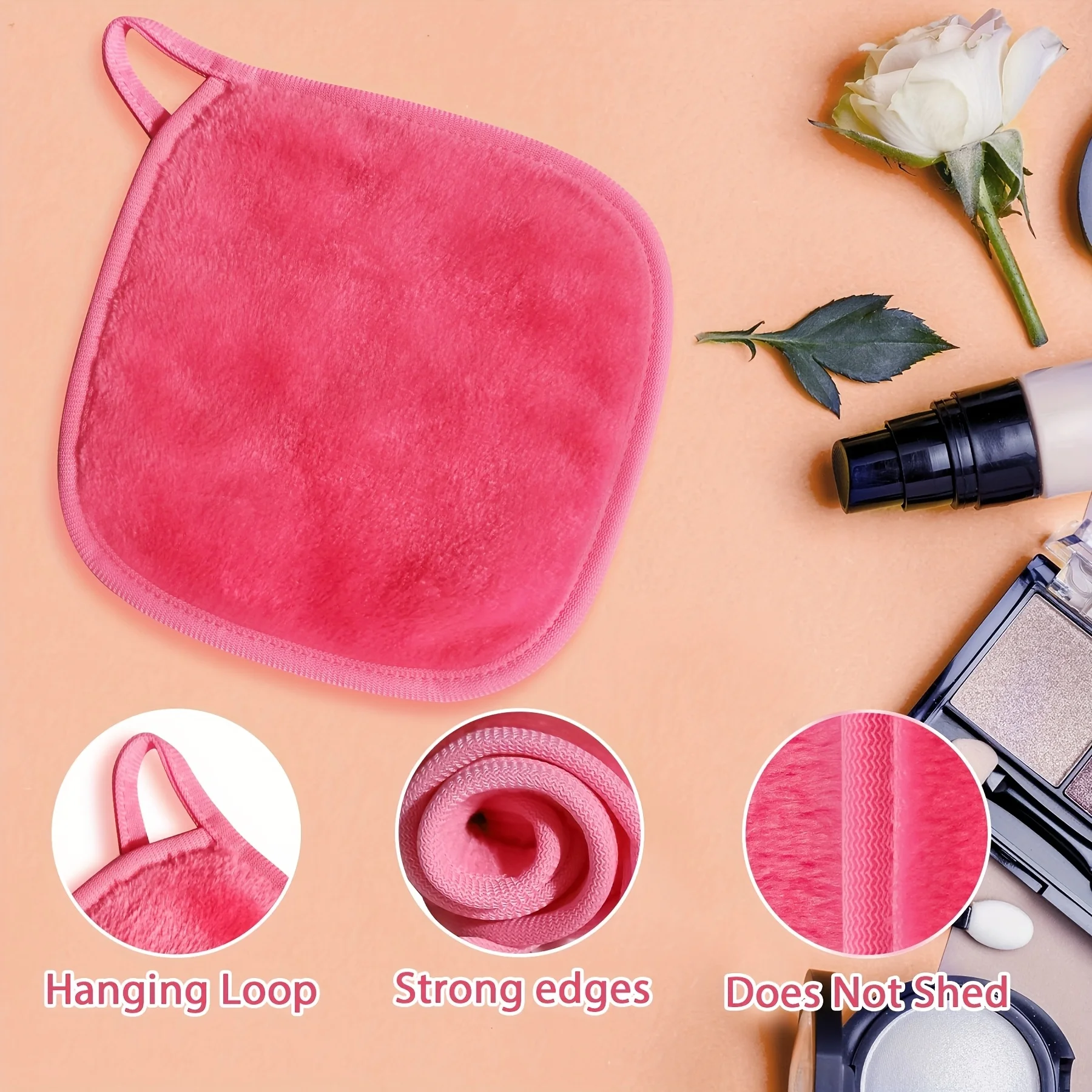 2 Pieces in Random Colors, a Great Beauty and Cleansing Product, Reusable Microfiber Makeup Remover Mini Square Towels, Soft and Lightweight, Suitable for Daily Cleansing, Beauty Spa, 6inch × 6inch Makeup Remover Towels, Mother's Day Gift, Valentine's Day Gift, Bridesmaid Gift, Easter Gift, Thanksgiving Gift, Birthday Gift, Multiple Options