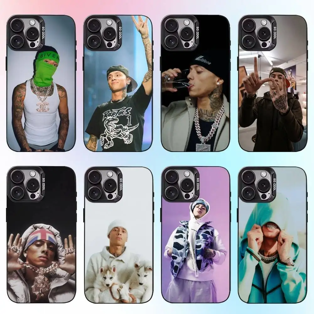 

Central Cee Phone Case For iPhone17,16,15,14,13,12,11 Plus,Pro Max Black Candy Matte Shockproof Cover