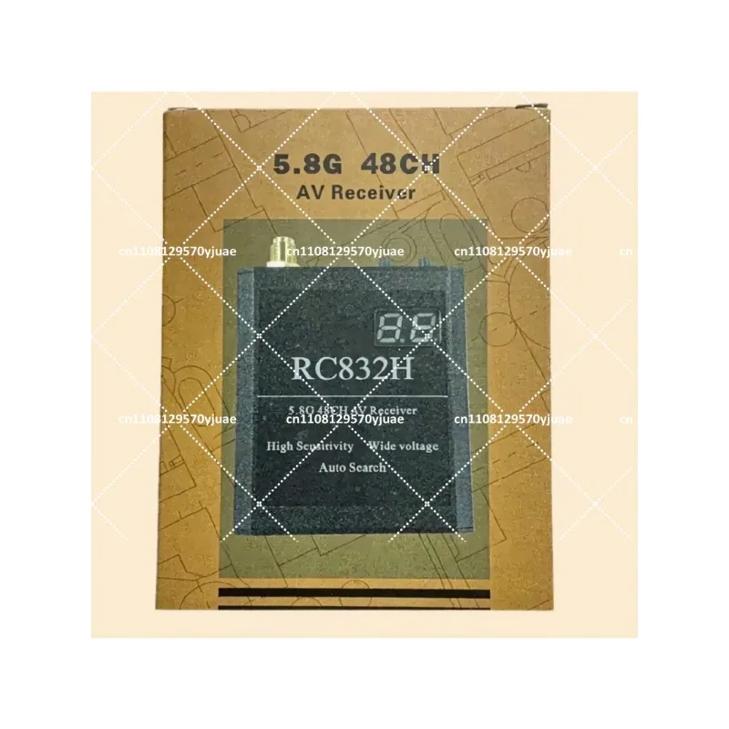 5.8G 48CH Wireless FPV Receiver for Drone Audio Video Transmission RC832