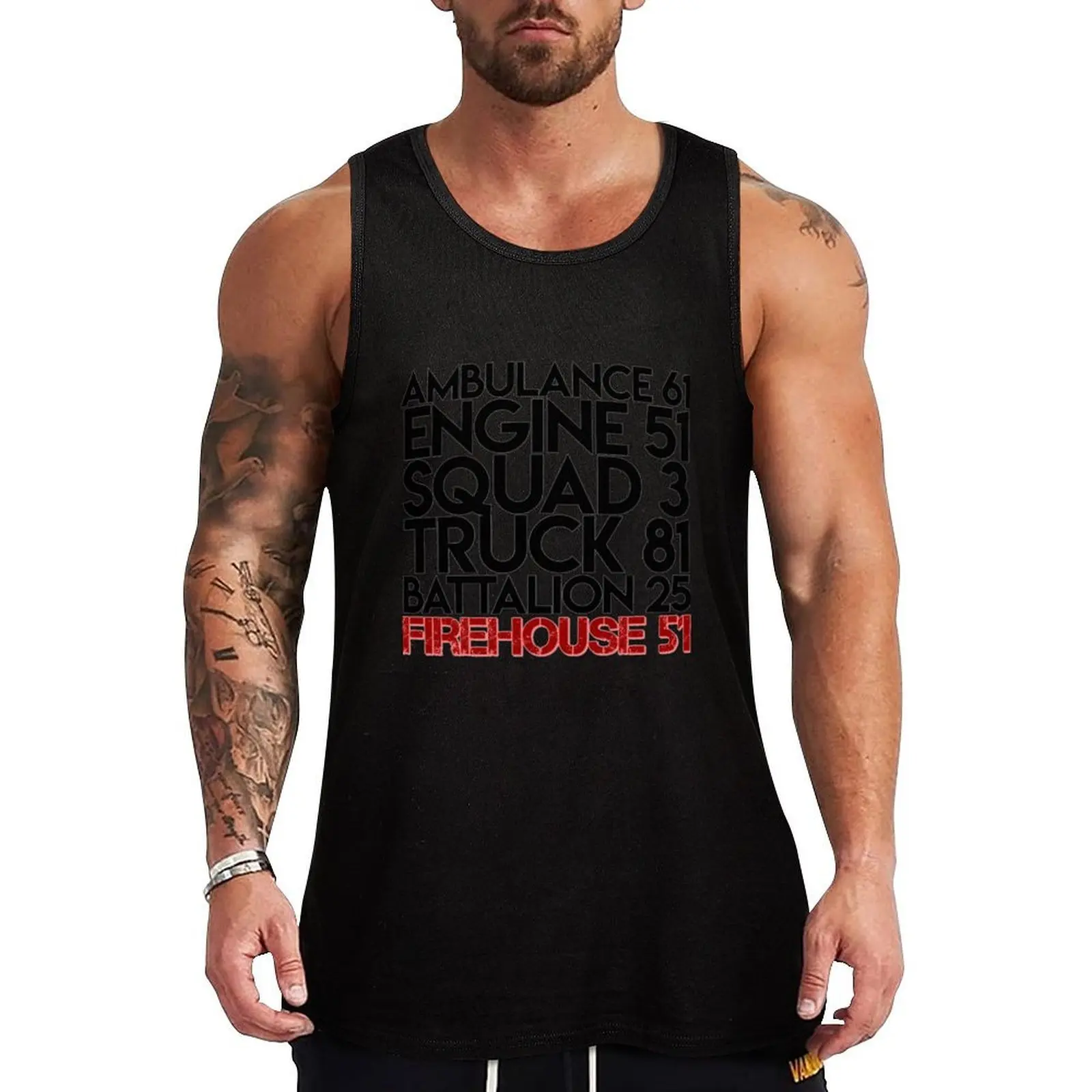 Chicago Fire - Camiseta sin mangas One Chicago, camiseta sin mangas informal holgada para verano al aire libre