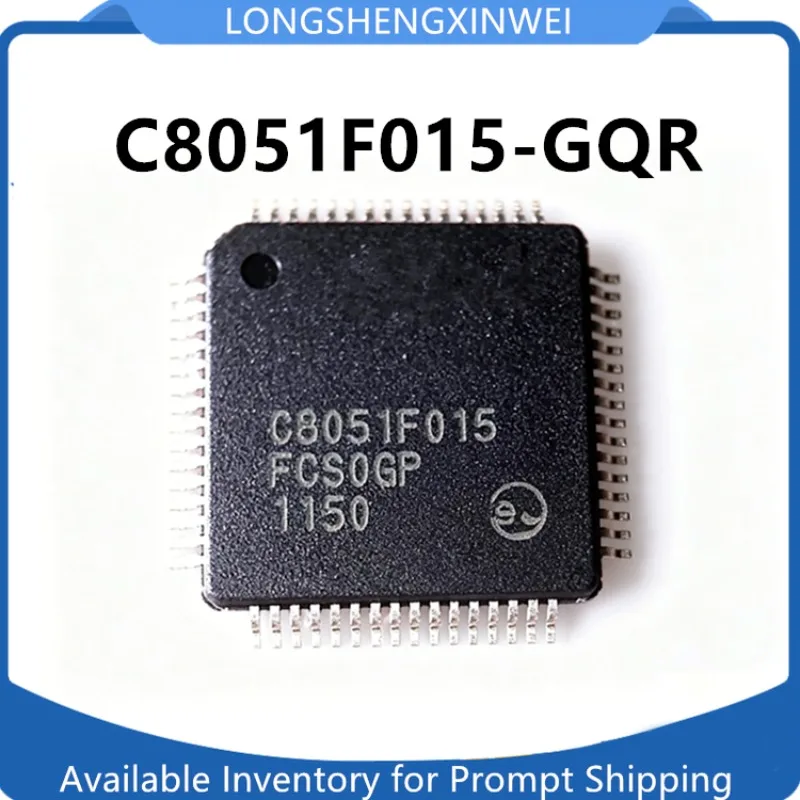 1PCS New C8051F015-GQR QFP64 Microprocessor Chip Ic Original in Stock