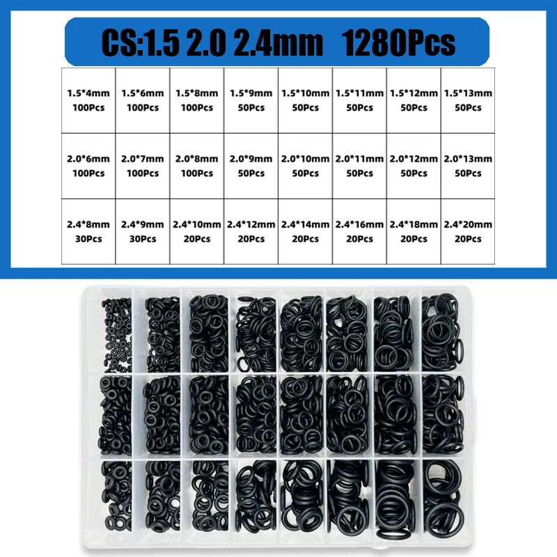 Gummi O Ring Dichtung Unterlegscheibe NBR Schwarz O-ring Sanitär Dichtung Korrosion Öl Beständig Hohe Temperatur Auto Automotive Reparatur Oring – Detail 18