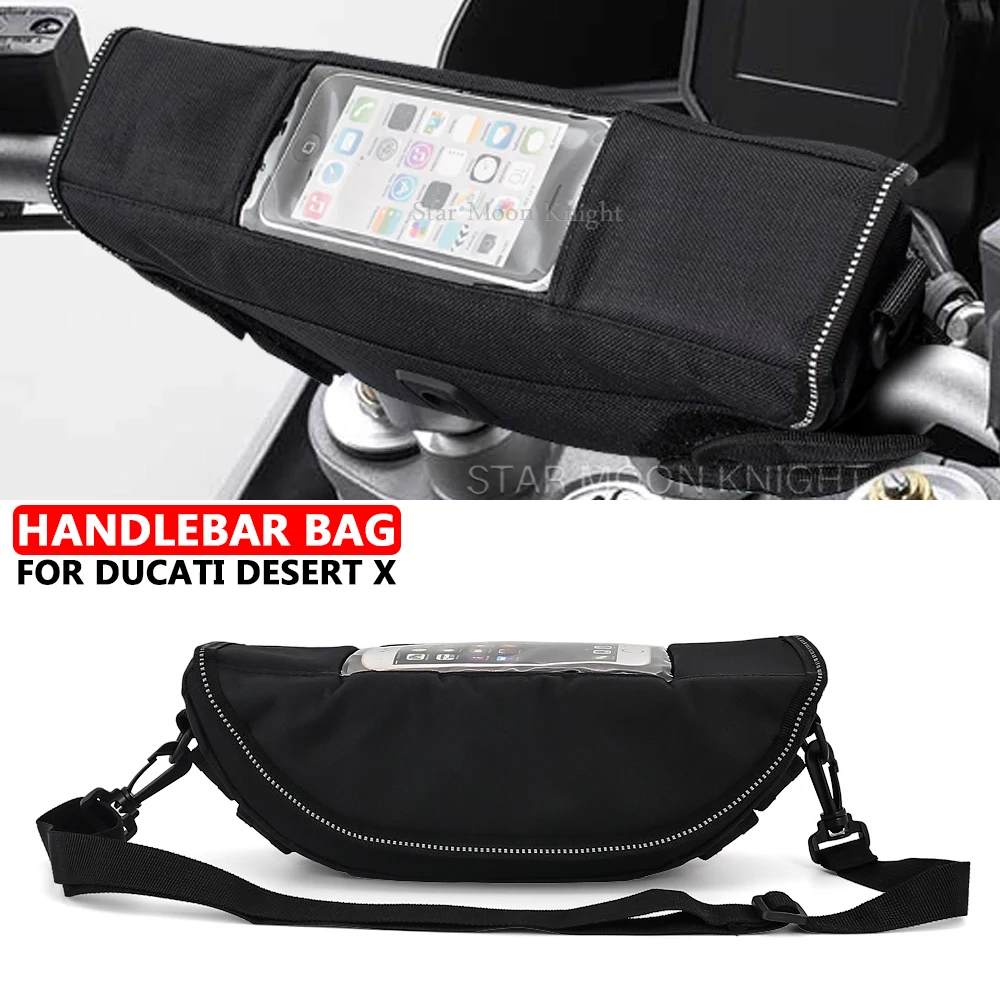 

Motorcycle Accessories Waterproof Bag Storage Handlebar bag Travel Tool bag For Ducati Desert X DesertX 2021 2022 -